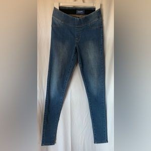 Old Navy Rockstar mid-rise juniors size 0 no distress jegs slim-fit skinny leg